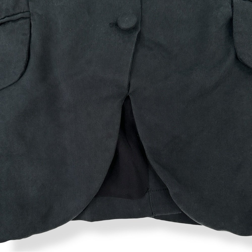 Reformation Tonya Top - Black Strapless Blazer Style Blouse Shirt Top sz 6 - Picture 8 of 13